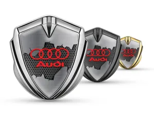 Audi Car Logo Badges Modern Look High-End Style